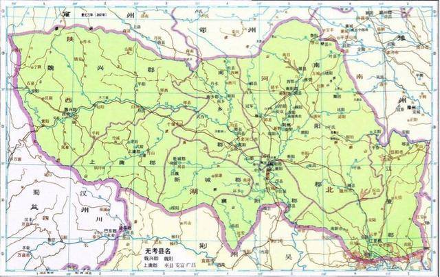 三国荆州九郡是指的哪九郡含地图